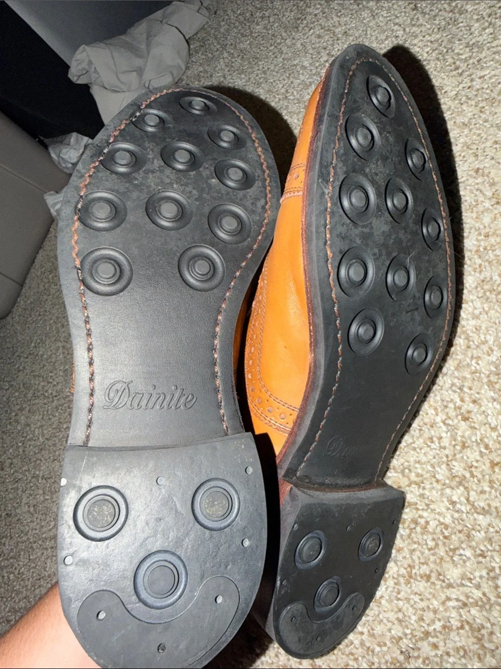 Allen Edmonds Men's Strand Oxford with Dainite Rubber Soles Size 9.5
